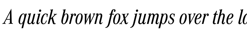 Preview of FONTSPRING DEMO - CorporateACon Italic font