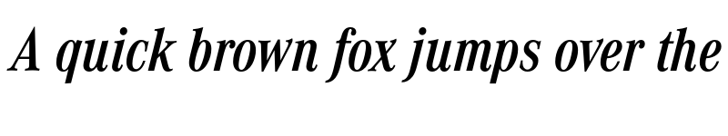 Preview of FONTSPRING DEMO - CorporateAConDem Italic font