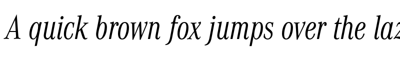 Preview of FONTSPRING DEMO - CorporateAConLig Italic font