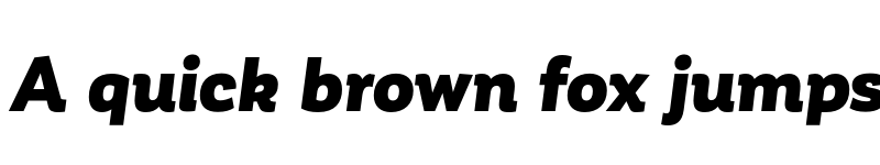 Preview of FONTSPRING DEMO - Corporative Alt Black Italic font