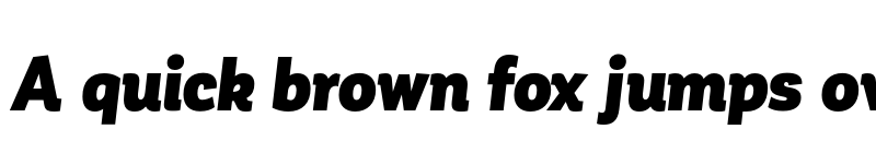 Preview of FONTSPRING DEMO - Corporative Alt Cnd Black Italic font