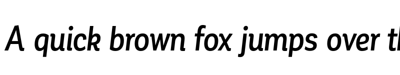 Preview of FONTSPRING DEMO - Corporative Alt Cnd Medium Italic font
