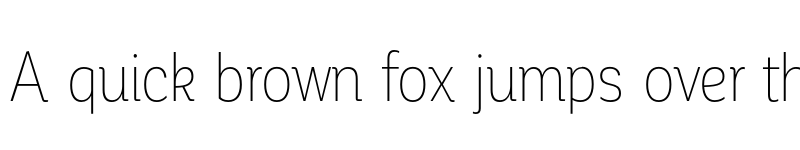 Preview of FONTSPRING DEMO - Corporative Alt Cnd Thin Regular font