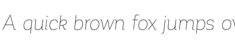 Preview of FONTSPRING DEMO - Corporative Alt Hair Italic font