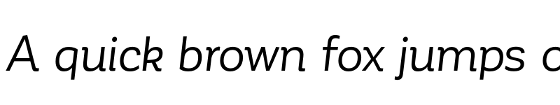 Preview of FONTSPRING DEMO - Corporative Alt Italic font