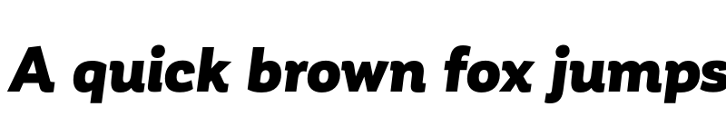 Preview of FONTSPRING DEMO - Corporative Black Italic font