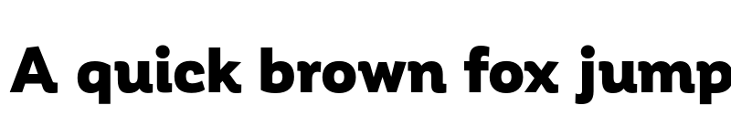 Preview of FONTSPRING DEMO - Corporative Black Regular font
