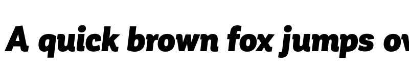 Preview of FONTSPRING DEMO - Corporative Cnd Black Italic font