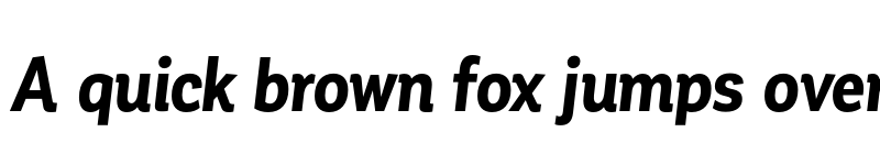 Preview of FONTSPRING DEMO - Corporative Cnd Bold Italic font