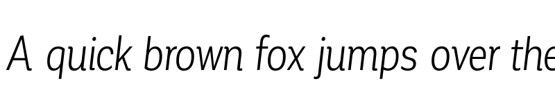 Preview of FONTSPRING DEMO - Corporative Cnd Book Italic font