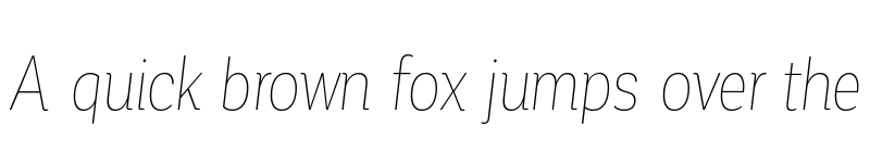 Preview of FONTSPRING DEMO - Corporative Cnd Hair Italic font