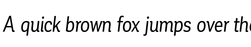 Preview of FONTSPRING DEMO - Corporative Cnd Italic font