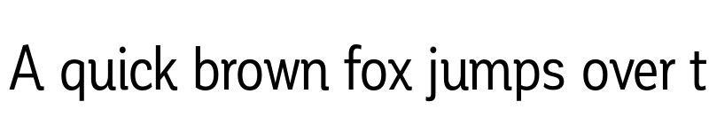 Preview of FONTSPRING DEMO - Corporative Cnd Regular font