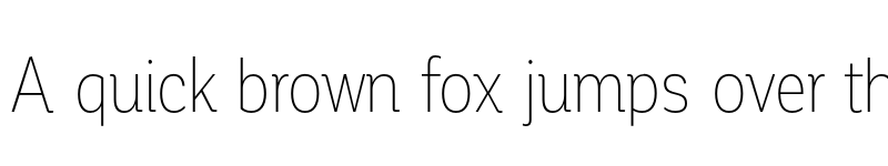 Preview of FONTSPRING DEMO - Corporative Cnd Thin Regular font