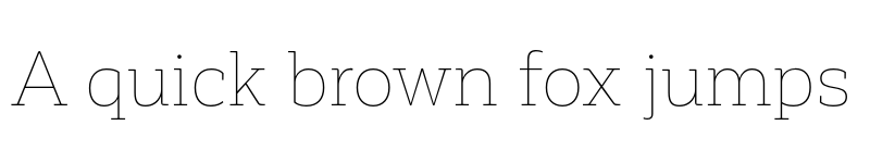 Preview of FONTSPRING DEMO - Corporative Slab Hair Regular font