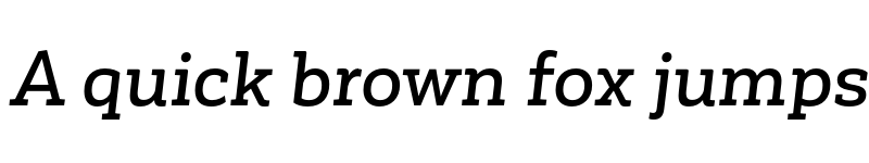 Preview of FONTSPRING DEMO - Corporative Slab Medium It Regular font