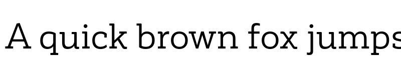 Preview of FONTSPRING DEMO - Corporative Slab Regular font