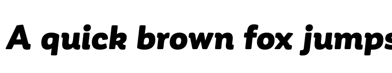 Preview of FONTSPRING DEMO - Corporative Soft Alt Black It Regular font