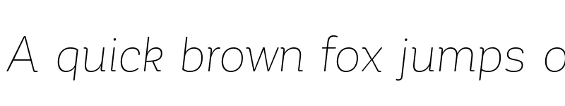 Preview of FONTSPRING DEMO - Corporative Soft Alt Thin It Regular font