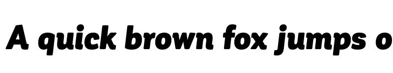 Preview of FONTSPRING DEMO - Corporative Soft Cnd Black It Regular font