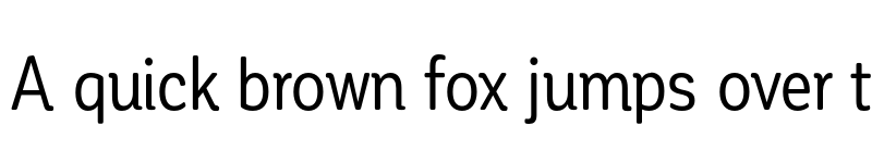 Preview of FONTSPRING DEMO - Corporative Soft Cnd Regular font