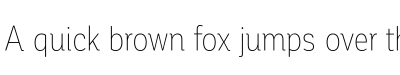 Preview of FONTSPRING DEMO - Corporative Soft Cnd Thin Regular font