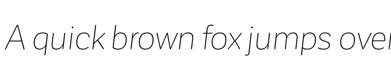 Preview of FONTSPRING DEMO - CorporativeSansRd Thin It Regular font