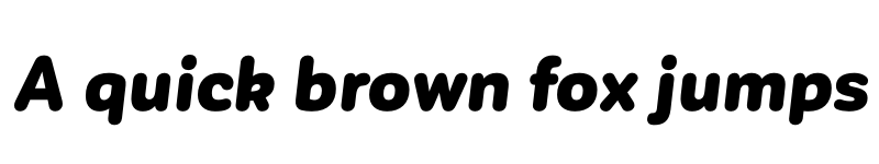 Preview of FONTSPRING DEMO - CorporativeSansRdAlt Black It Regular font