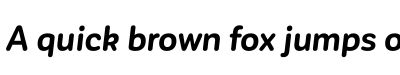Preview of FONTSPRING DEMO - CorporativeSansRdAlt Bold It Regular font