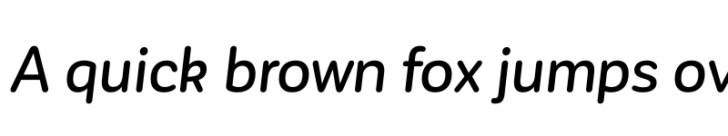 Preview of FONTSPRING DEMO - CorporativeSansRdAlt Medium It Regular font