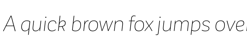 Preview of FONTSPRING DEMO - CorporativeSansRdAlt Thin It Regular font