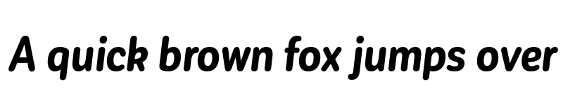 Preview of FONTSPRING DEMO - CorpSansRd Alt Bold CndIt Regular font