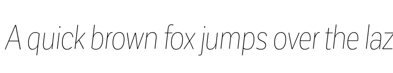 Preview of FONTSPRING DEMO - CorpSansRd Hair CndIt Regular font