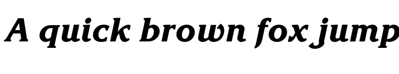 Preview of FONTSPRING DEMO - Corrigan ExtraBold Italic font