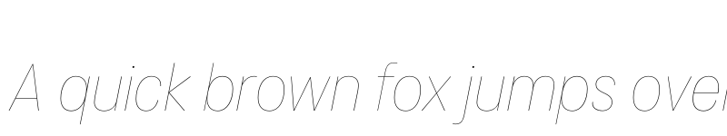 Preview of FONTSPRING DEMO - Cosima Hairline Italic font