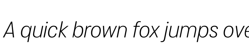 Preview of FONTSPRING DEMO - Cosima Ultra Light Italic font