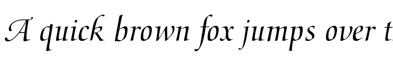 Preview of FONTSPRING DEMO - Cosimo Script Regular font