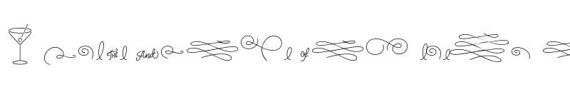 Preview of FONTSPRING DEMO - Cosmopolitan Extras Regular font