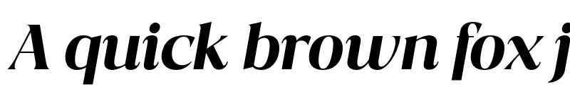 Preview of FONTSPRING DEMO - Costaline Black Ita Italic font