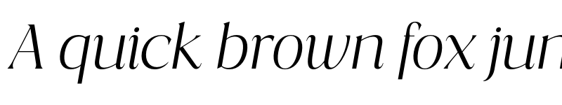 Preview of FONTSPRING DEMO - Costaline Light Ita Italic font