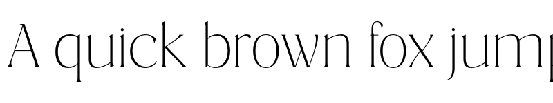 Preview of FONTSPRING DEMO - Costaline Thin Regular font