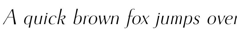 Preview of FONTSPRING DEMO - Cotoris Italic font