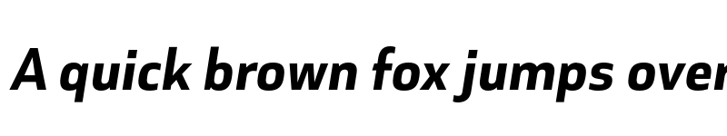 Preview of FONTSPRING DEMO - Cover sans Bold italic Regular font