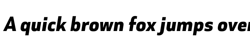 Preview of FONTSPRING DEMO - Cover sans Heavy italic Regular font