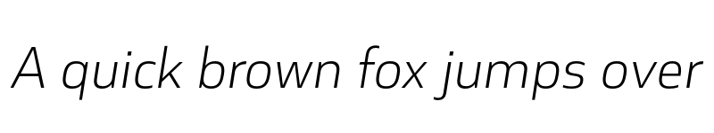 Preview of FONTSPRING DEMO - Cover sans Light italic Regular font