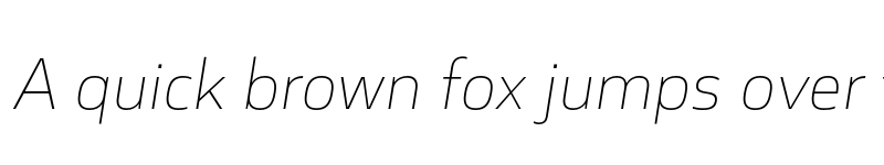 Preview of FONTSPRING DEMO - Cover sans Thin italic Regular font