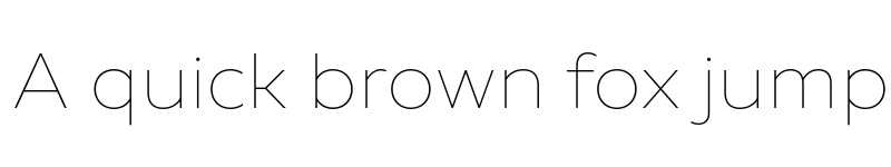 Preview of FONTSPRING DEMO - Creata Thin Regular font