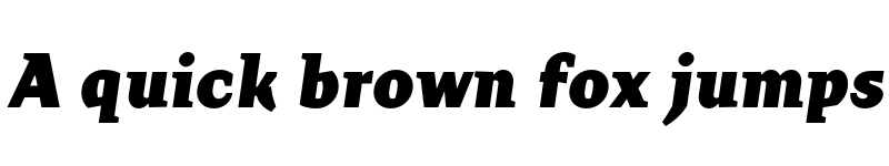 Preview of FONTSPRING DEMO - Crimsons Black Italic font