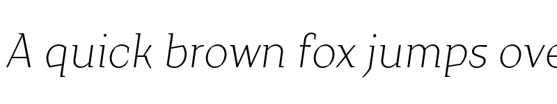 Preview of FONTSPRING DEMO - Crimsons Thin Bold Italic font