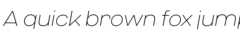 Preview of FONTSPRING DEMO - Criteria CF Thin Italic font